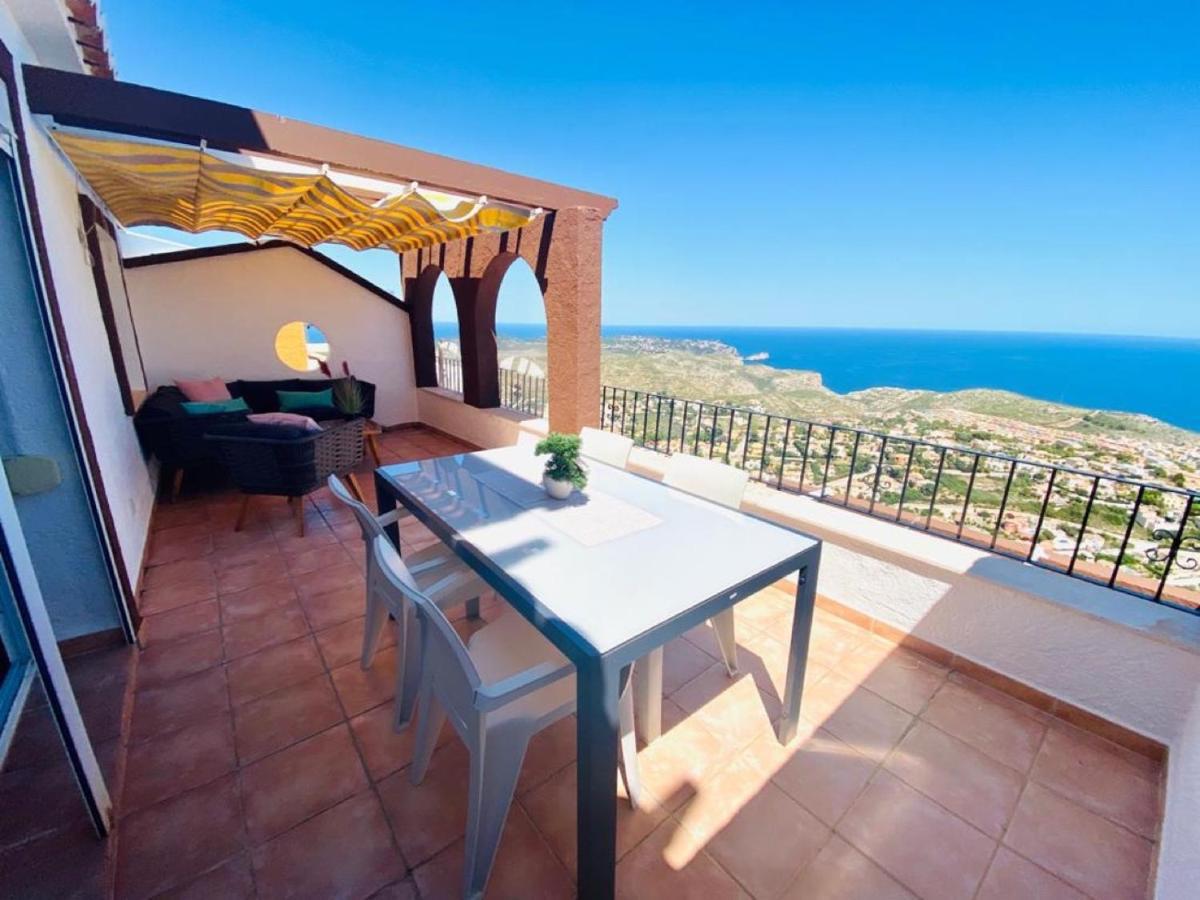 Fantástico apartamento con vistas panorámicas al mar Cumbre del Sol Exterior foto